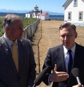 Governor and Exec discuss climate change