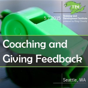 Coaching and Giving Feedback