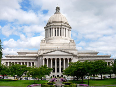 Capitol building in Olympia, Washington
