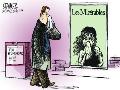 Cartoon Les Mis Flu