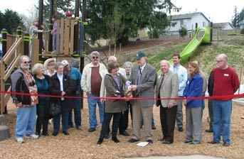 Stadler Ridge Park Ribbon Cutting Line