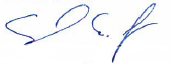 Sam's signature