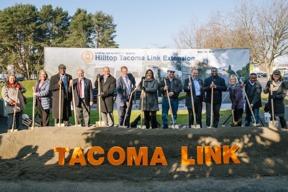 Hilltop Tacoma Link Extension groundbreaking.