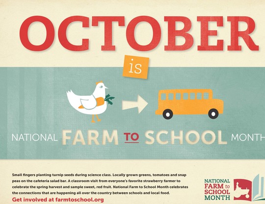national farm to school month