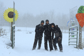 Ashland garden on a winter day