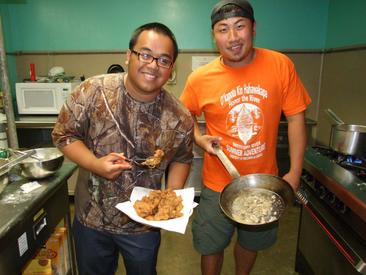 LaCrosse Interns serving up the days catch