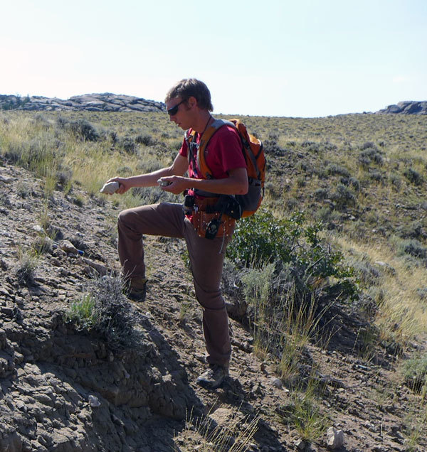 Geologist Jacob Carnes