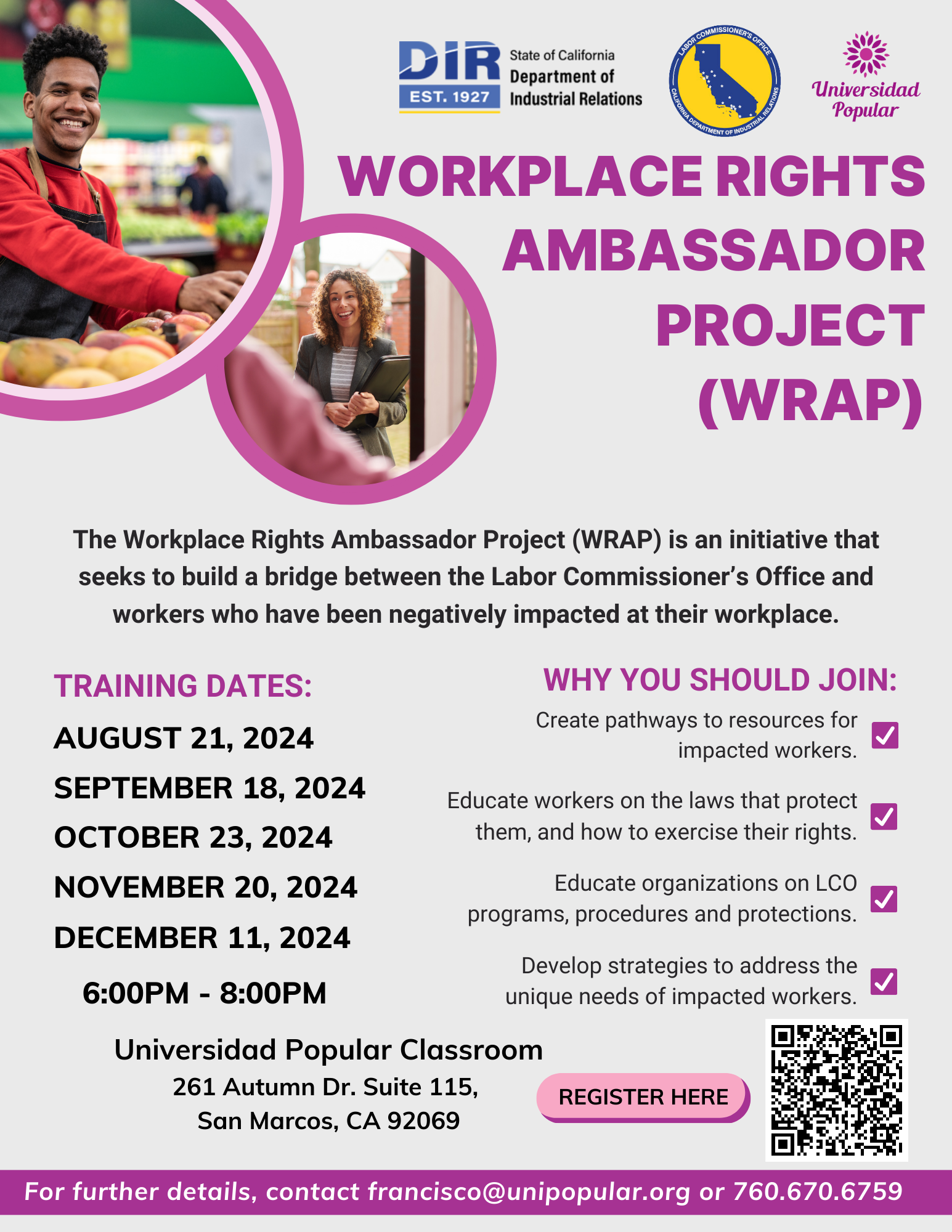 Workplace Rights Construction Community Updates: North County 11.14.24