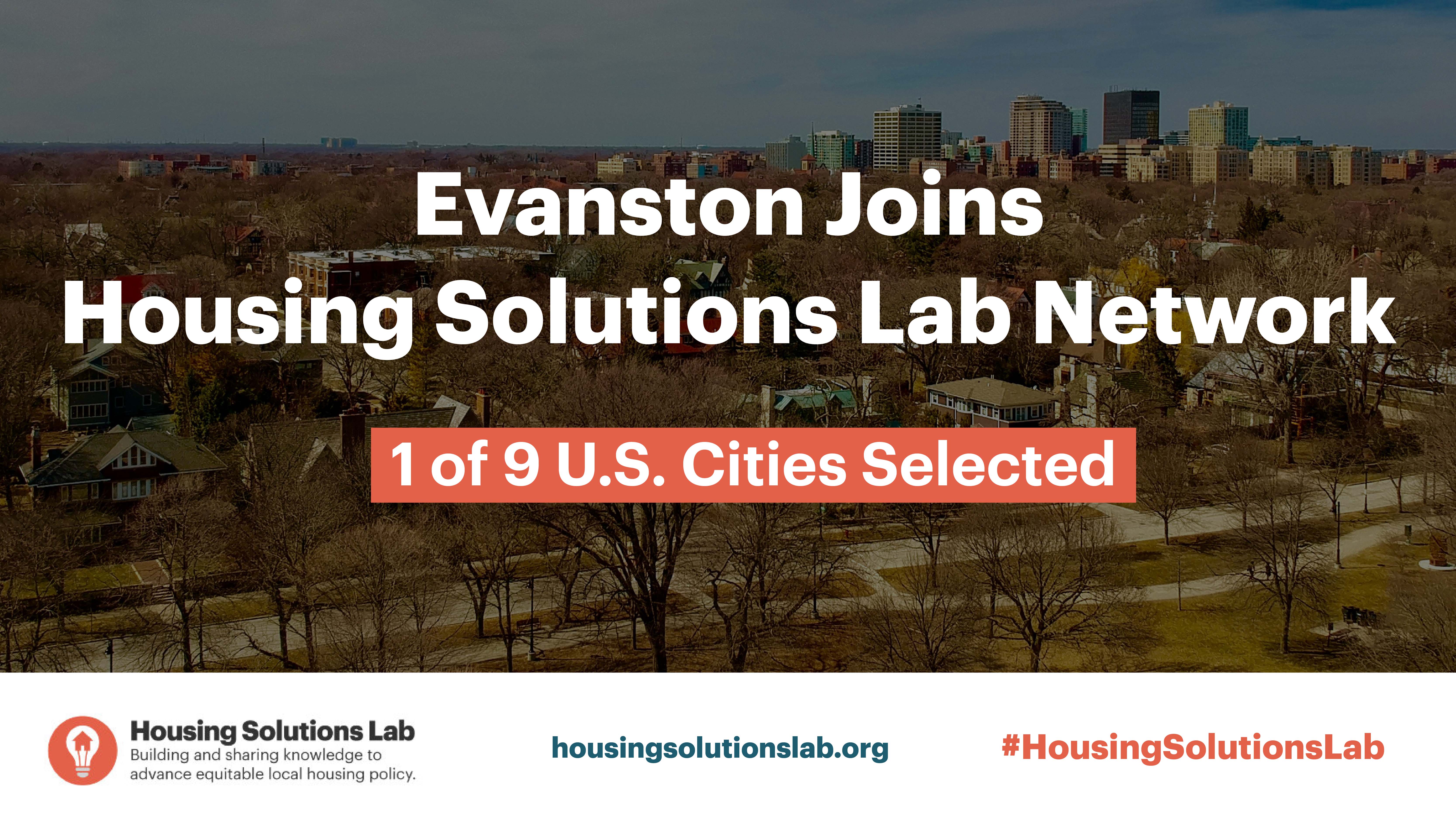 Press Release Evanston Joins National Effort to Advance Health and