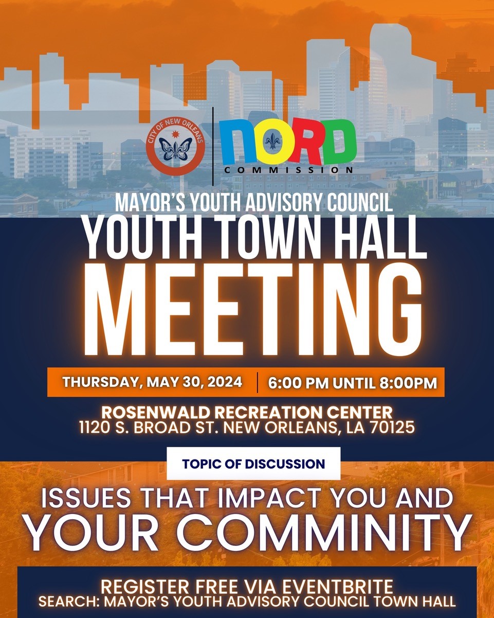 Mayor's Youth Advisory Council: YOUTH TOWN HALL MEETING