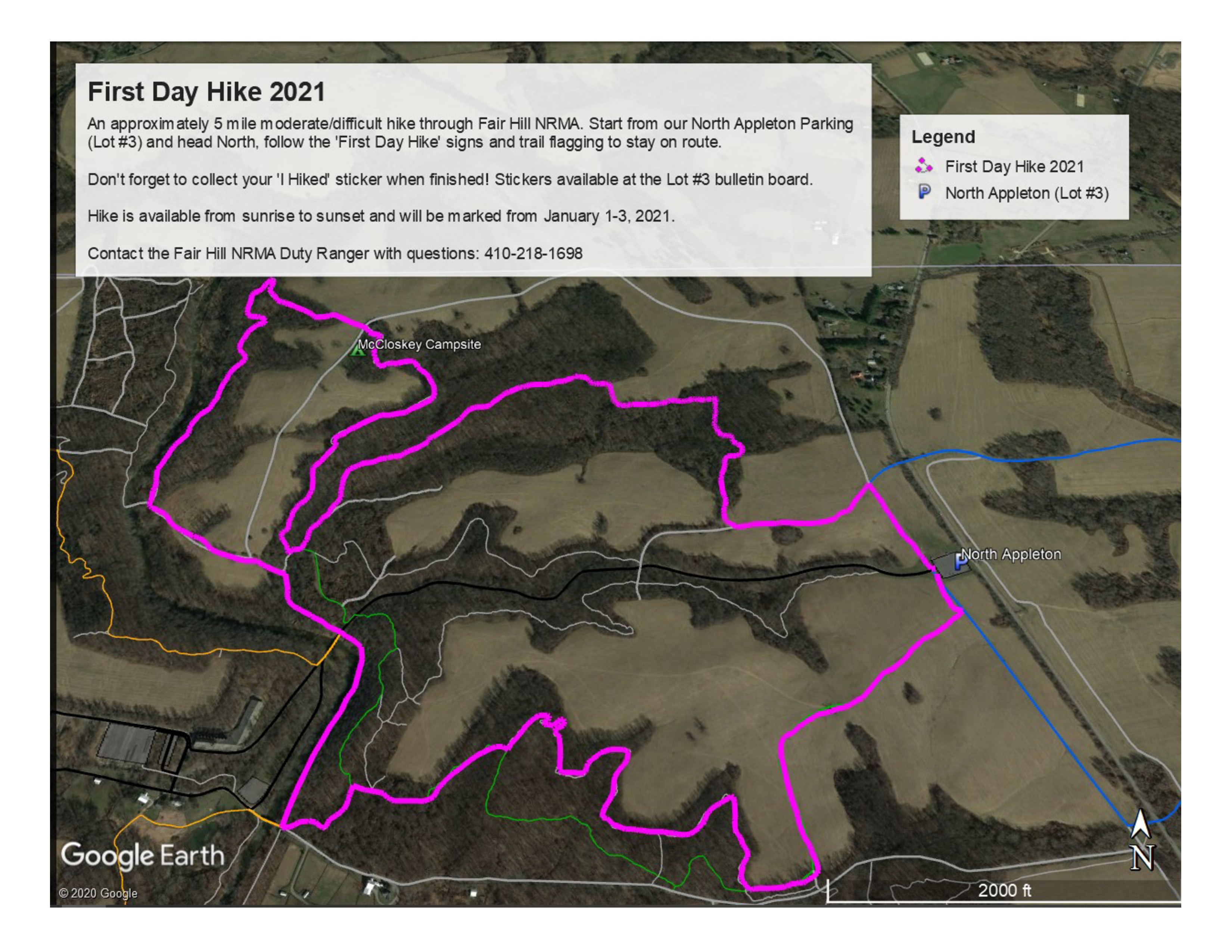 Fair Hill Trail Map Warm-Up With Self-Guided Hikes At Fair Hill Nrma!