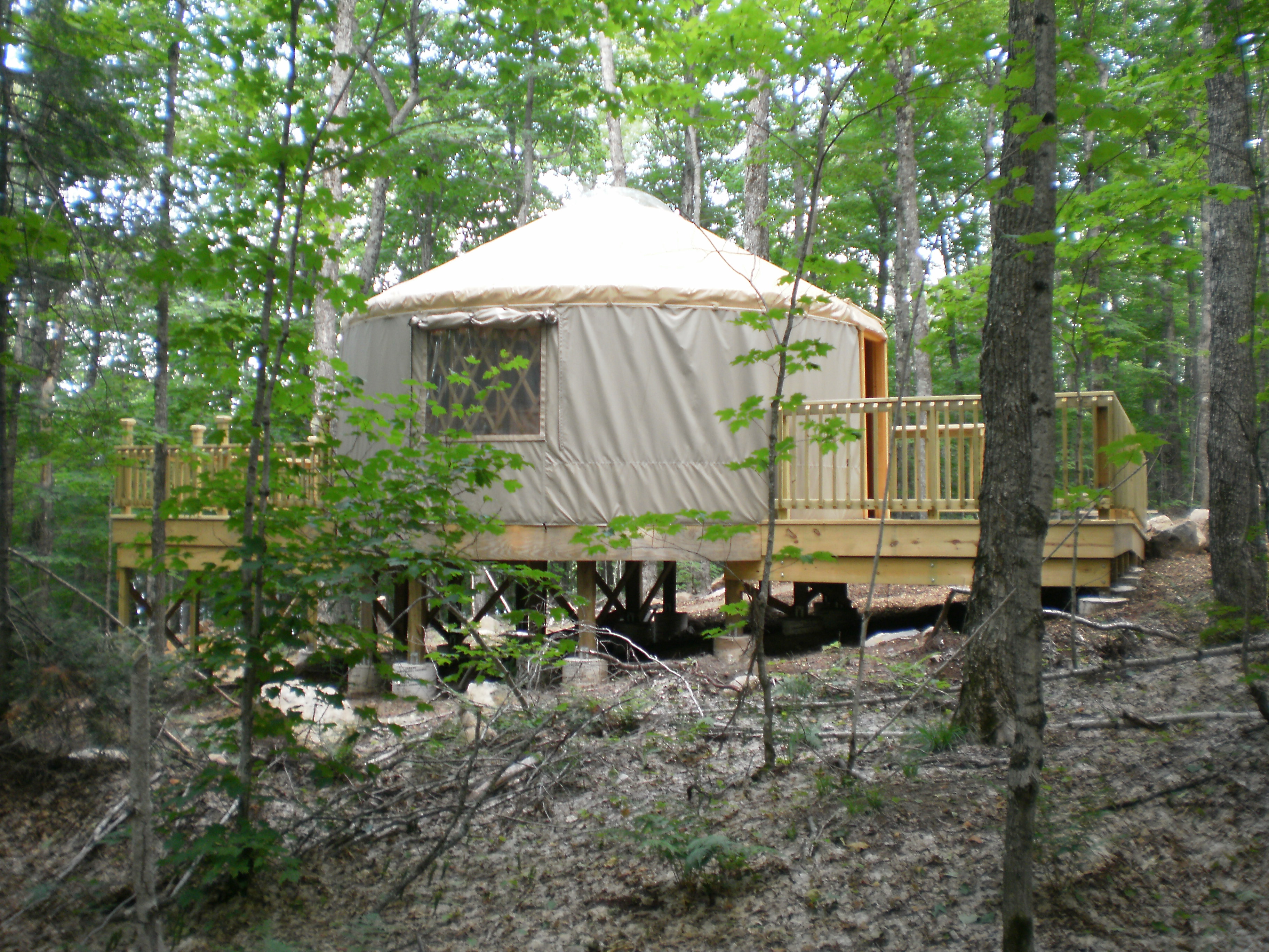 New Craig Lake State Park yurt now available for campers