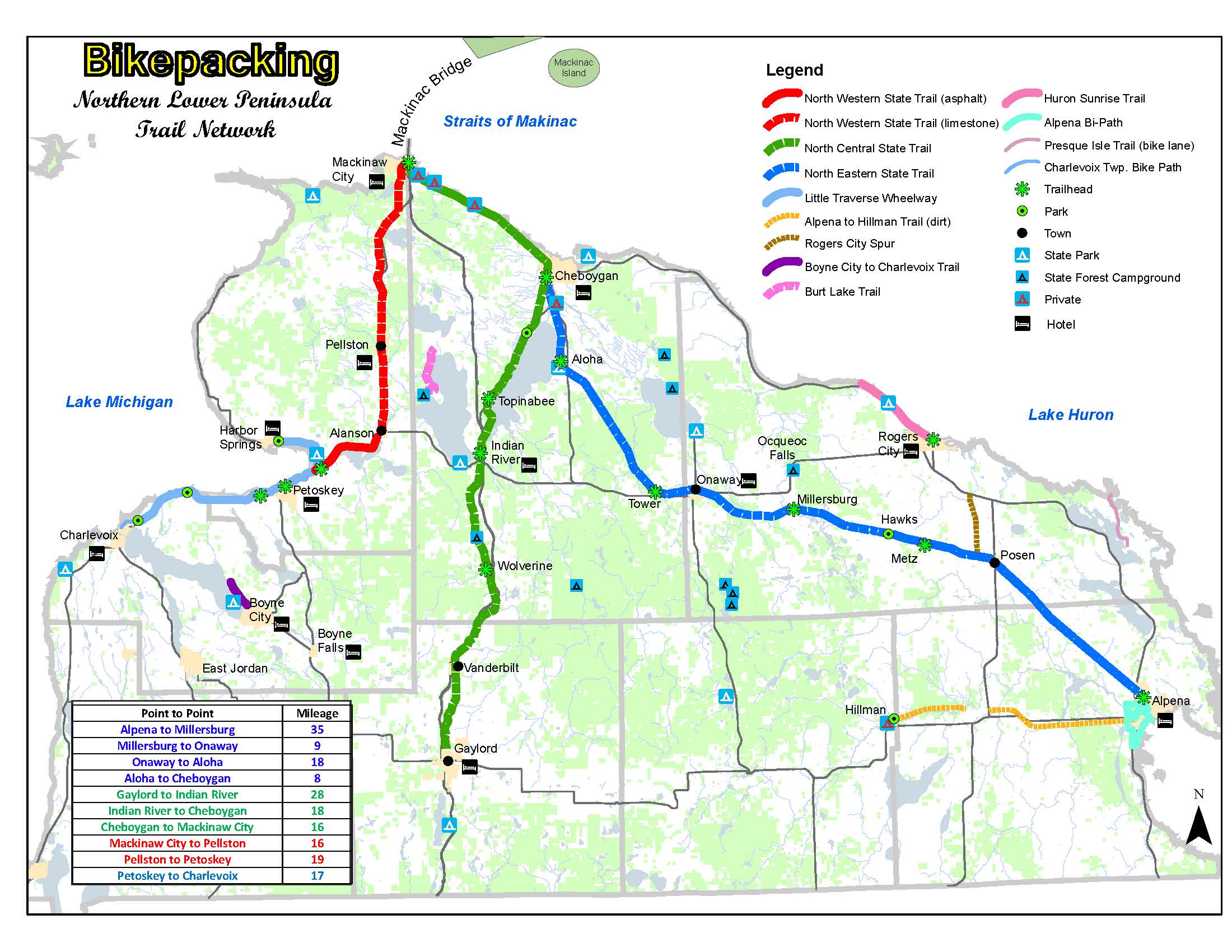 17+ Michigan Bike Trails Map - ZaynabAlmina