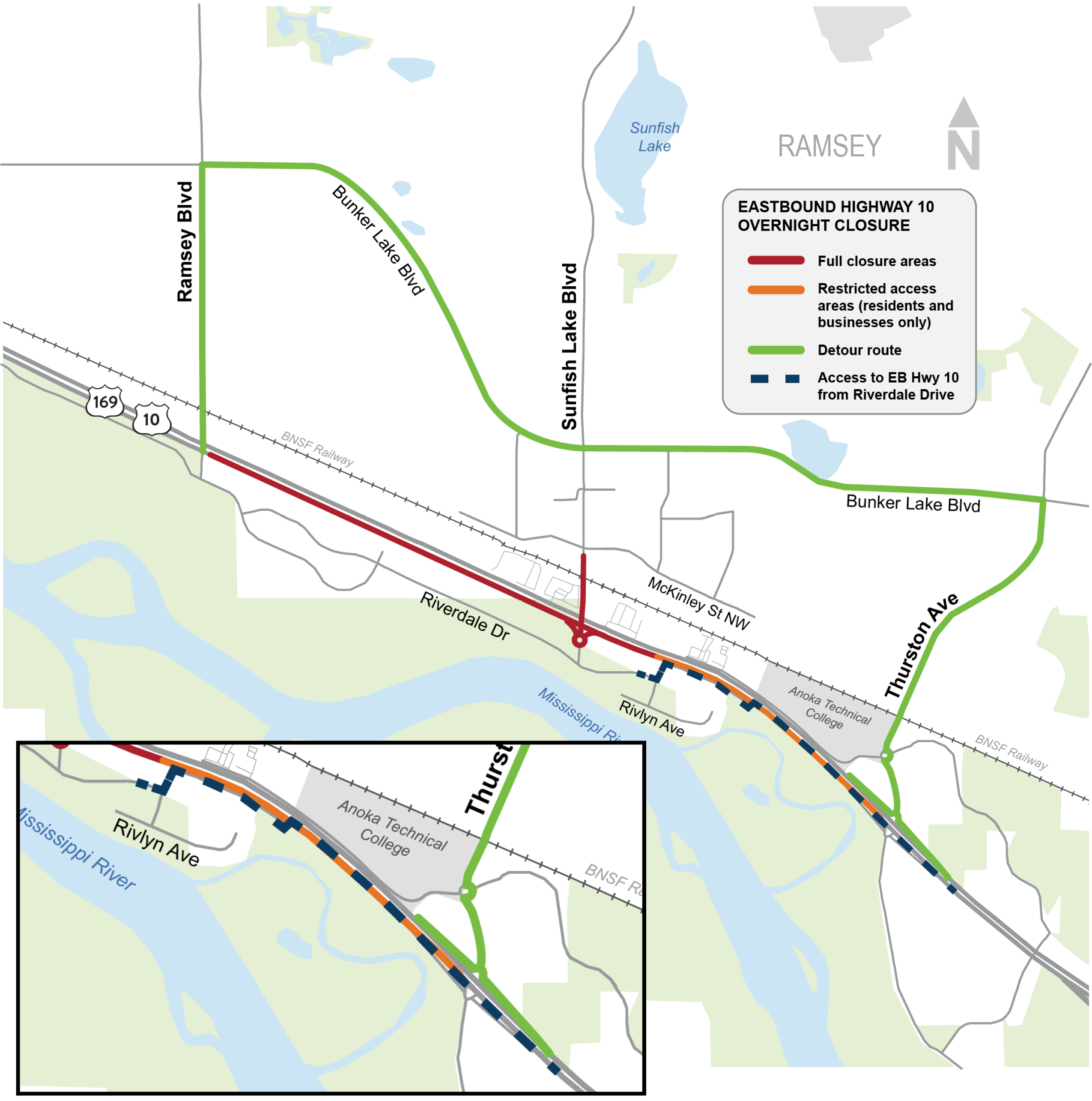 RESCHEDULED: Highway 10 overnight closure rescheduled to Nov. 5