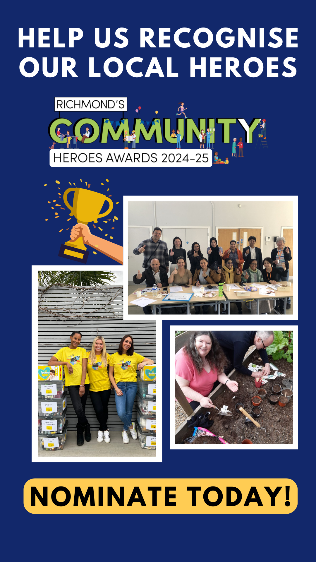 Nominations NOW OPEN for Richmond's Community Heroes Awards 🏆