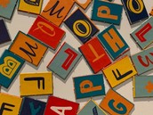 colorful letters