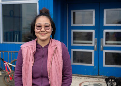 Desiree Asuluk, the first Islander to receive a Seal of Biliteracy