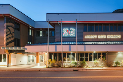 Andrew Hope Building houses the headquarters of the Central Council of Tlingit and Haida Indian Tribes of Alaska