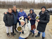 Participants in the Finding Fiddleheads Ethnobotany Walk