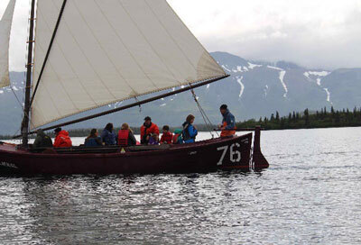 The Libby, McNeil & Libby No. 76, an 80-year-old restored wooden sailboat