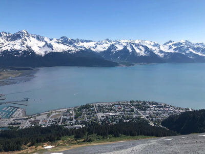 overlooking Seward