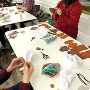 A past art workshop at the Kodiak History Museum. 