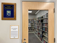 The Ray Hudson room is filled with historical books at the Unalaska City Library.