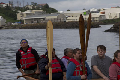 The niĝilax̂, a traditional Unangax̂ boat 