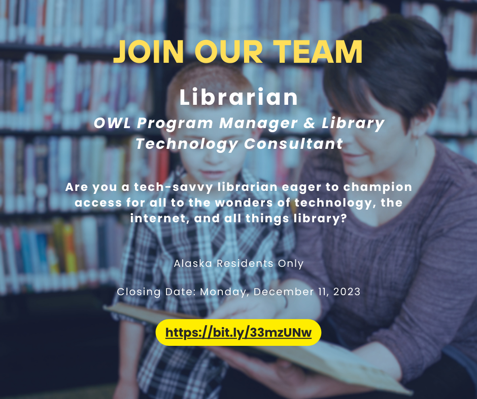 OWL Program Manager & Library Technology Consultant Librarian 3