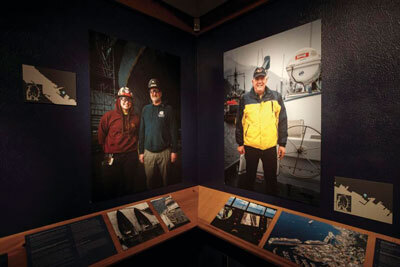 An exhibit in the ‘On the Edge: Stories From Ketchikan's Working Waterfront’ exhibit at the Tongass Historical Museum