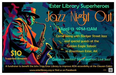 Ester Library Super Heroes Jazz Night Out