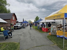 Community members attend the 2024 Block Party event hosted by the Wasilla Museum and Visitor Center.