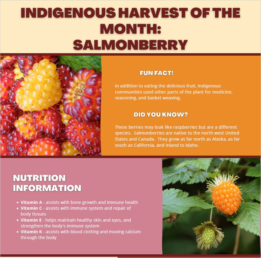 Indigenous Harvest of the Month - August