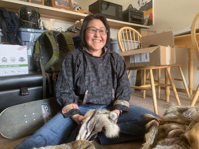 Creating traditional squirrel skin parkas connects Merna Wharton to her Yup’ik roots. 