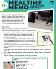 April ICN Mealtime Memo