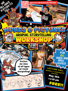 Words & Pictures Graphic Storytelling Workshop; 80% Studios; We all have a story to tell.