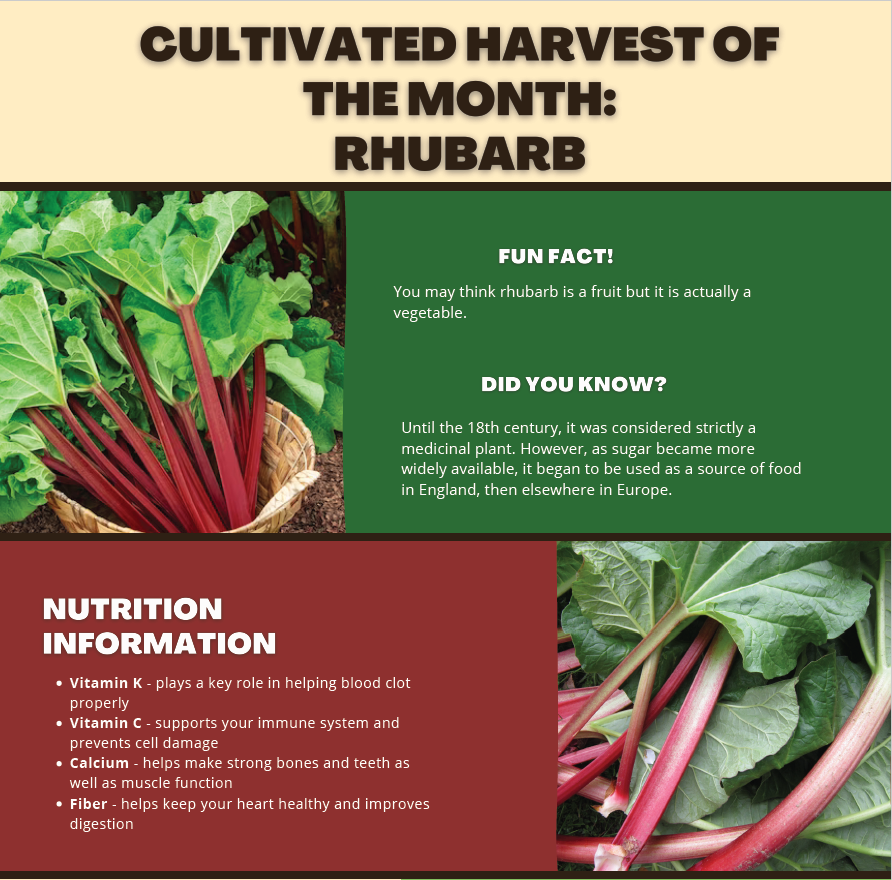 May Cultivated Harvest of the Month