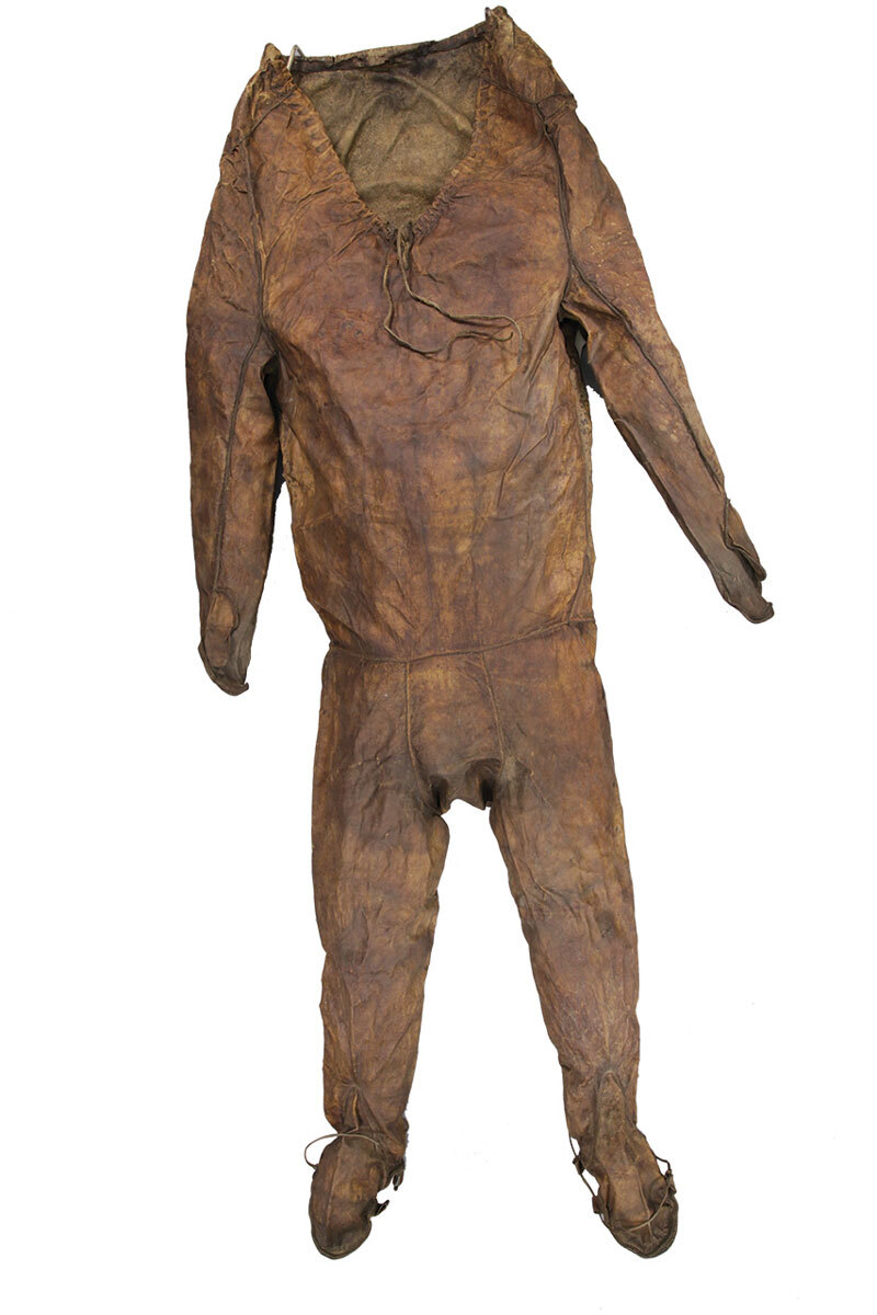 brown sealskin suit