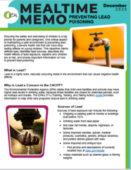 Mealtime Memo December