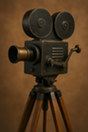 Stand up crank video camera