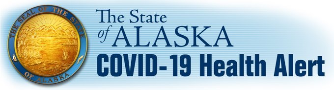 The State of Alaska COVID-19 Health Alert Logo