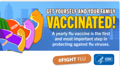 CDC flu vaccine poster