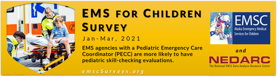 Emergency Medical Services for Children Survey 2021, emscsurveys.org 