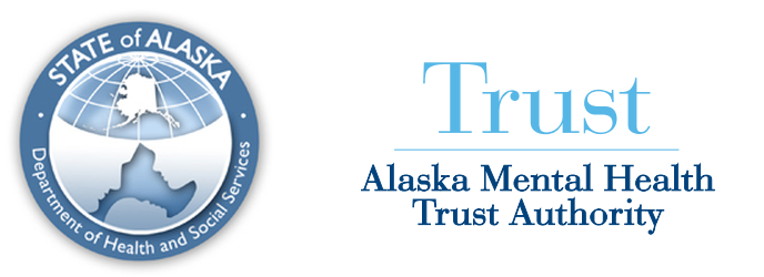 Alaska Department of Health and Social Services & Alaska Mental Health Trust Authority logos