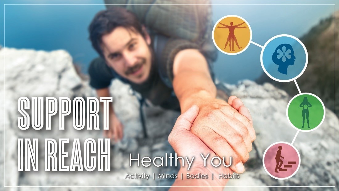 Support in Reach. Healthy You 2022 - Activity, Minds, Bodies, Habits
