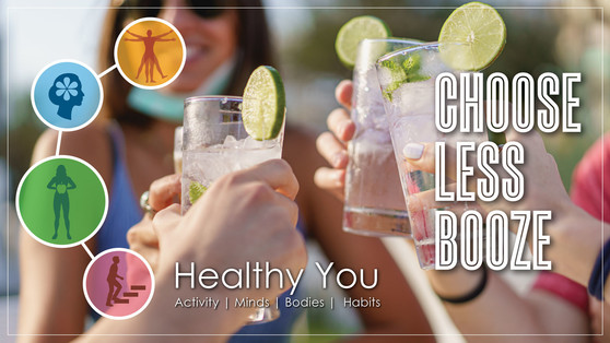 Choose Less Booze. Healthy You 2022