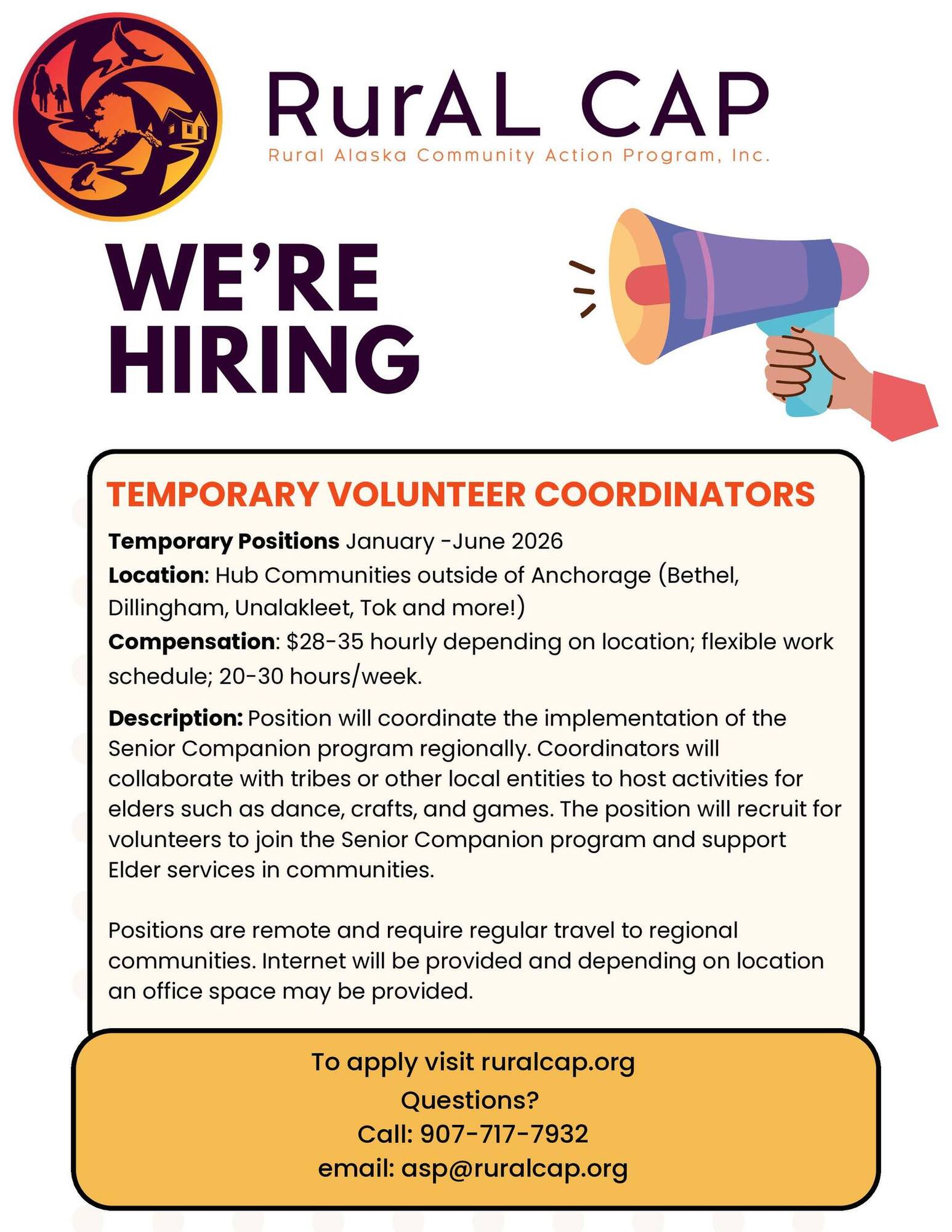 RurAL CAP Hiring Image 