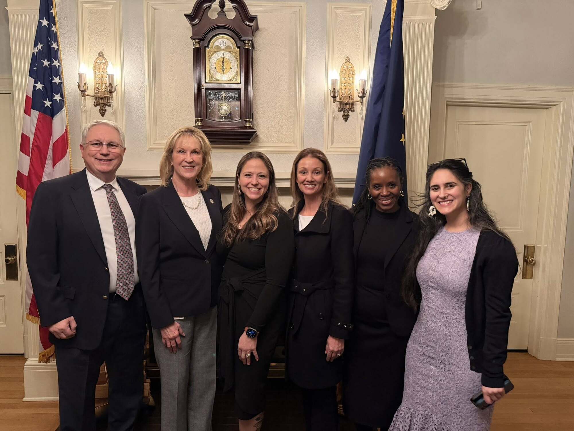 ACoA members at Reception Wednesday with Lt. Governor