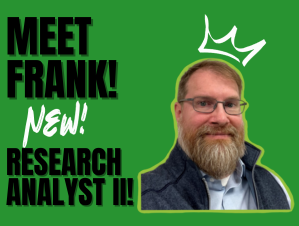 Meet Frank new Research Analyst II Image