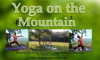 Yoga on the mountain